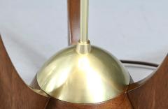 Arthur Jacobs Arthur Jacobs Sculpted Korina Wood Floor Lamp for Modeline of CA - 4694267