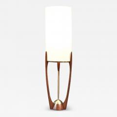 Arthur Jacobs Arthur Jacobs Sculpted Korina Wood Floor Lamp for Modeline of CA - 4694505