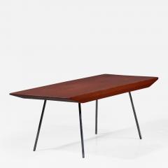 Arthur L Lindauer Pine and aluminum rectangular coffee table by Arthur Lindauer - 1635275