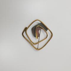 Arthur Smith Art Smith Copper Brass Brooch - 1732355