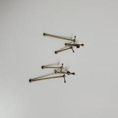 Arthur Smith Art Smith Kinetic Modernistic Brass Earrings - 1732363