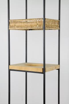 Arthur Umanoff Arthur Umanoff Iron and Leather Wine Rack - 237256