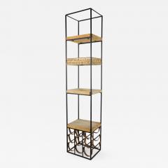 Arthur Umanoff Arthur Umanoff Iron and Leather Wine Rack - 238229
