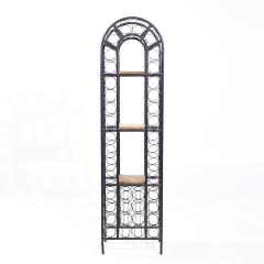 Arthur Umanoff Arthur Umanoff Mid Century 40 Bottle Tall Iron Wine Rack - 4029412