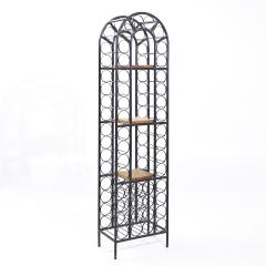 Arthur Umanoff Arthur Umanoff Mid Century 40 Bottle Tall Iron Wine Rack - 4029413