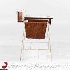 Arthur Umanoff Arthur Umanoff Mid Century Wrought Iron and Rush Desk - 3684037