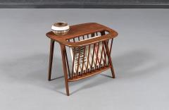 Arthur Umanoff Arthur Umanoff Vintage Spindle Side Table with Magazine Shelf - 4704097