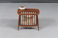 Arthur Umanoff Arthur Umanoff Vintage Spindle Side Table with Magazine Shelf - 4704098