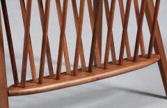 Arthur Umanoff Arthur Umanoff Vintage Spindle Side Table with Magazine Shelf - 4704103