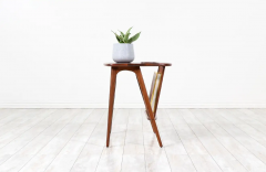 Arthur Umanoff Arthur Umanoff Walnut Spindle Side Table Magazine Rack Washington Woodcraft - 2536689