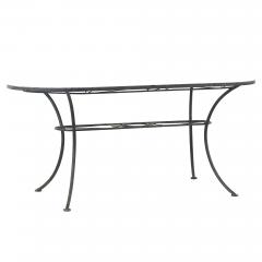 Arthur Umanoff Arthur Umanoff for Shaver Howard Mid Century Glass Top Dining Table - 3691118