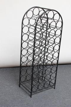 Arthur Umanoff Freestanding Wrought Iron Wine Rack by Arthur Umanoff - 2547592