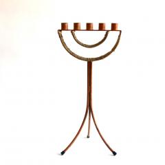 Arthur Umanoff Iconic 1950s Arthur Umanoff Mid Century Modern Five Arm Candleabra - 3159826