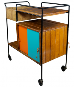 Arthur Umanoff Mid century Arthur Umanoff Modern Bar Cart American - 2637035