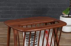 Arthur Umanoff Vintage Arthur Umanoff Spindle Side Table w Magazine Shelf - 4142030