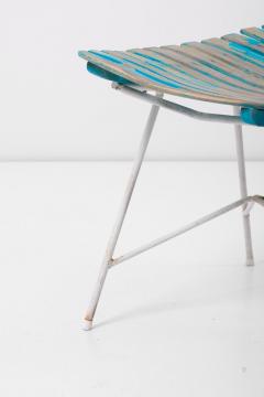 Arthur Umanoff Wood Slat and Iron Low Lounge Chair by Arthur Umanoff for Raymor US 1950s - 1238890