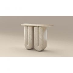 Arthur Vallin TRAVERTIN CHUBBY CONSOLE BY ARTHUR VALLIN - 2406932