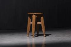 Artisan Arts Crafts Stool France Early 20th Century - 4125825