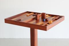 Artisan Backgammon and Checkerboard Game Table - 695847