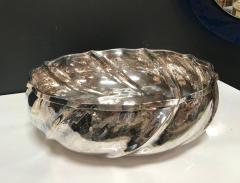 Artisan Crafted Vintage Silver Italian Swirl Bowl - 544082