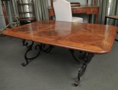 Artisan Made Antique Walnut Parquet Low Table - 440762