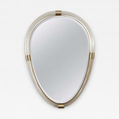 Artisan Murano Blown Gold Oval Torchere Mirror Contemporary - 3044731