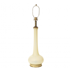 Artisan Murano Green Opaline Glass Table Lamp 1960s - 4261378