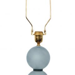 Artisan Pair of Hand Blown Lattimo Glass Table Lamps - 4206910