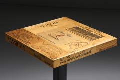 Artisan Tables Hautes Travail Belge Early 2000s - 2886213