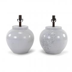 Artist Made White Ceramic Ant Lamp - 1938127