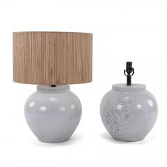 Artist Made White Ceramic Ant Lamp - 1938128