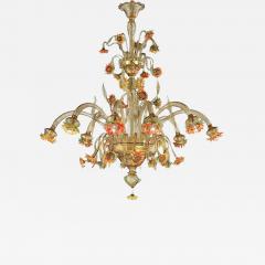 Artistic Venetian Sunflowers Murano Glass Chandelier - 4634461