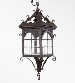 Arts Crafts Cloverleaf Hanging Lantern - 4559823
