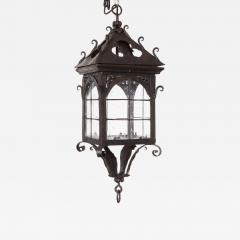 Arts Crafts Cloverleaf Hanging Lantern - 4559858