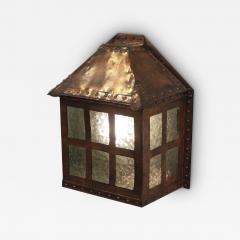 Arts Crafts Copper Wall Light - 2641580