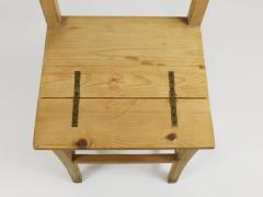 Arts Crafts Metamorphic Library Steps Folding Ladder Chair Vienna 1900s - 4281904
