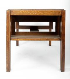 Arts Crafts Oak Desk with Drawer - 1332402