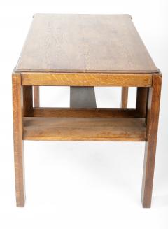 Arts Crafts Oak Desk with Drawer - 1332404