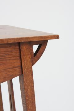 Arts Crafts Oak Side Table - 3814091