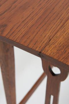 Arts Crafts Oak Side Table - 3814097