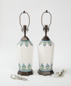 Arts Crafts Porcelain Lamps - 2645923