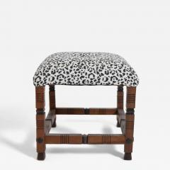 Arts Crafts wooden stool 1920s  - 4540544