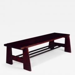 Arts and Craft Long Oak Coffee Table 1940s - 367790