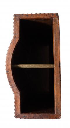 Arts and Crafts Leather and Brass Stud Umbrella Stand - 4322853