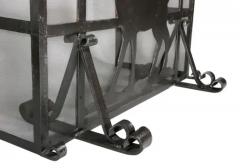 Arts and Crafts Wrought Iron Fireplace Screen - 4129424