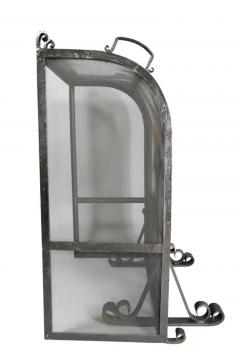 Arts and Crafts Wrought Iron Fireplace Screen - 4129427