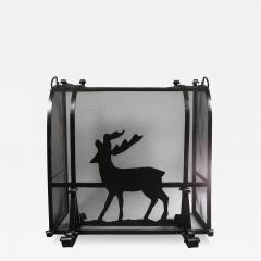 Arts and Crafts Wrought Iron Fireplace Screen - 4130588