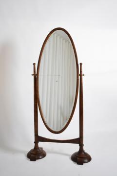 Arts and Crafts wooden psyche mirror 1900s  - 4695755