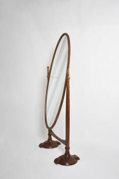 Arts and Crafts wooden psyche mirror 1900s  - 4695759