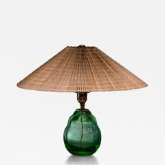 Arttu Brummer Arttu Brummer green glass table lamp - 4483308